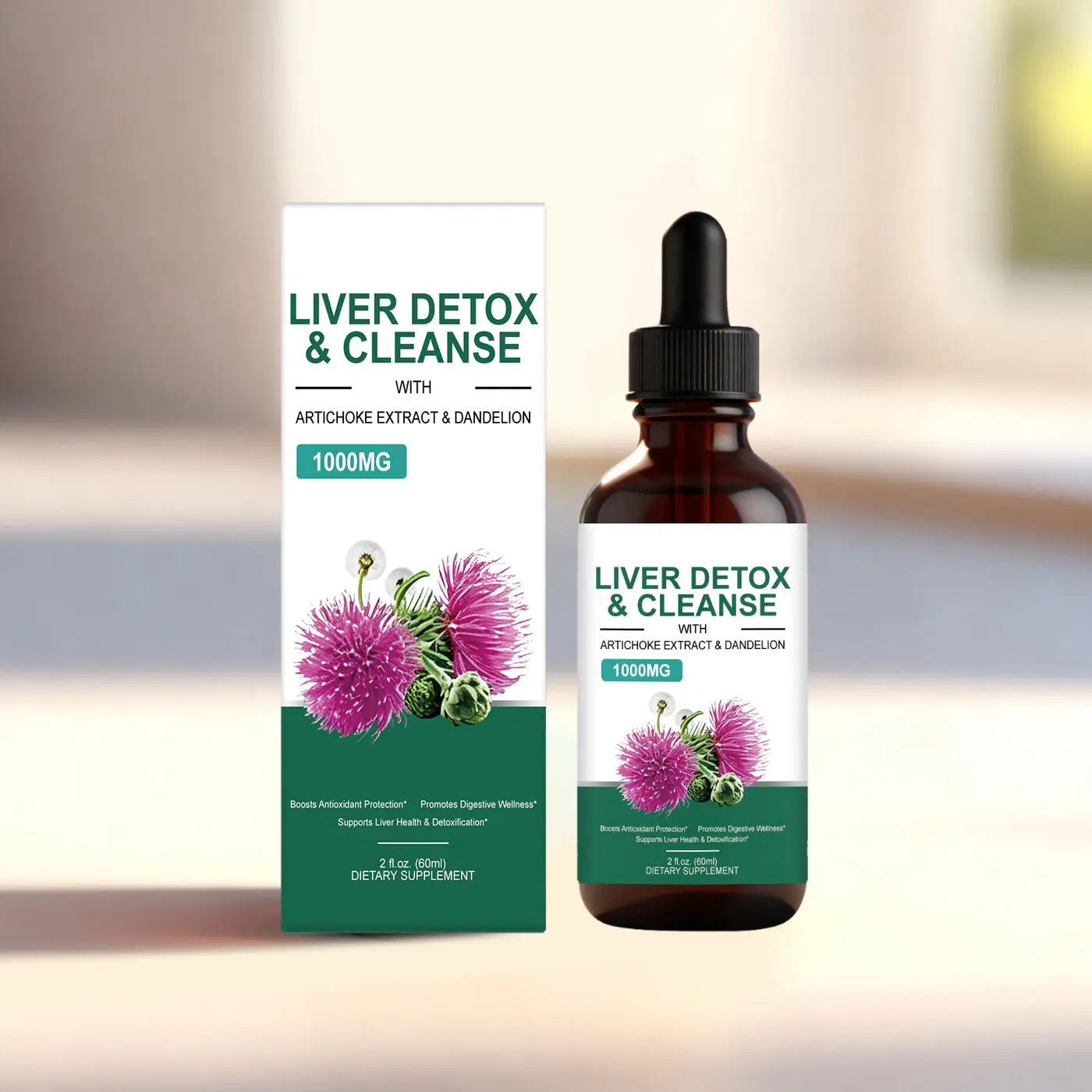 Artichoke & Dandelion Herbal Drops package reference