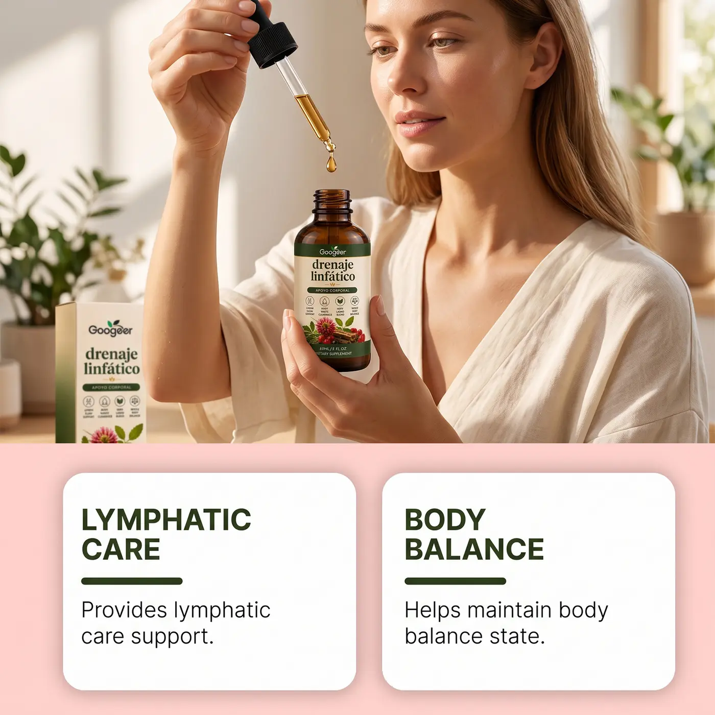 Lymphatic Drainage Herbal Drops product presentation