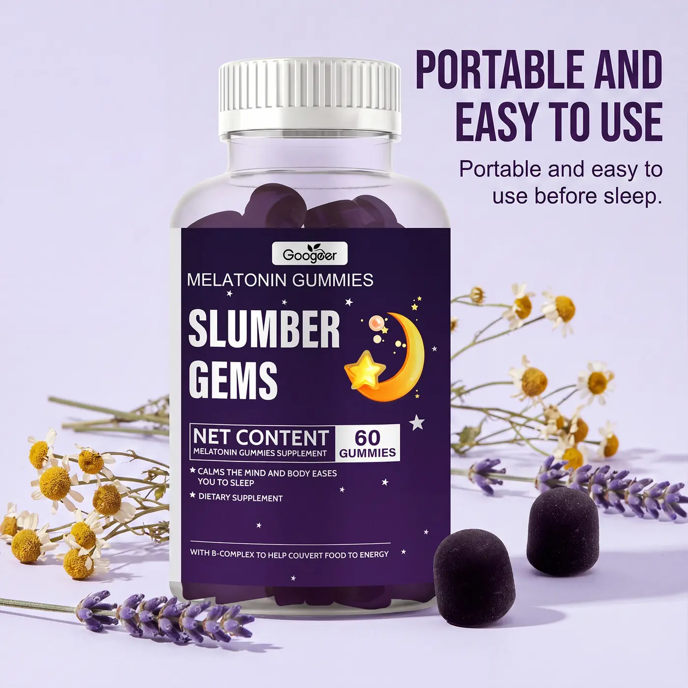 Melatonin Slumber Gummies product presentation
