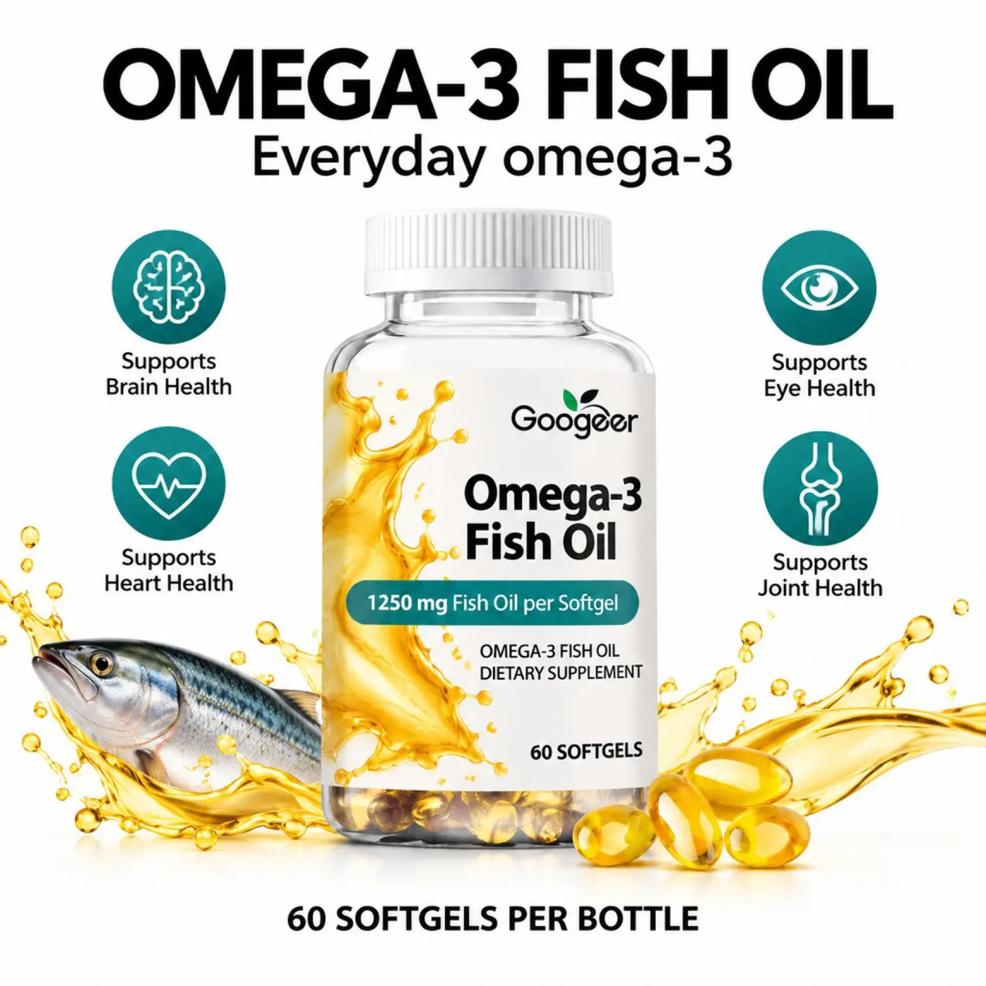 Omega-3 Fish Oil Softgels package reference